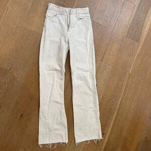 Zara Cream Jeans - Size 2